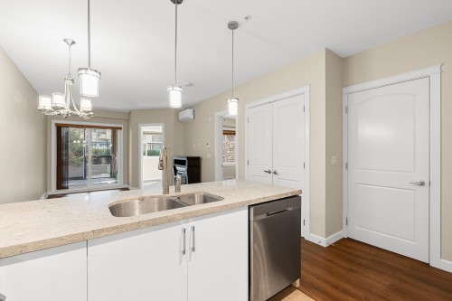 109-20367 85 Avenue, Langley, BC - Indoor Photo Showing Kitchen With Double Sink