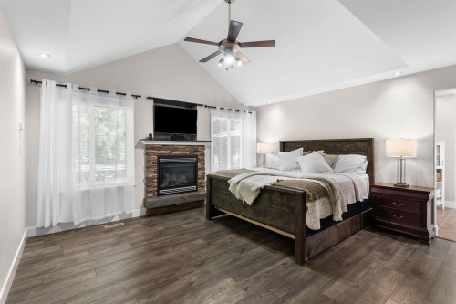 26627 60 Avenue, Langley, BC - Indoor Photo Showing Bedroom With Fireplace