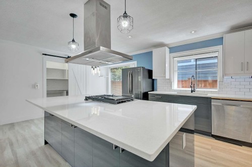 19694 46 Avenue, Langley, BC - Indoor Photo Showing Kitchen With Upgraded Kitchen