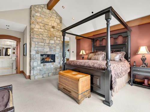 19885 1 Avenue, Langley, BC - Indoor Photo Showing Bedroom With Fireplace
