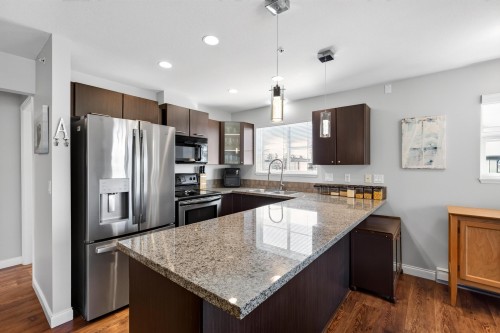 412-5488 198 Street, Langley, BC - Indoor Photo Showing Kitchen With Stainless Steel Kitchen With Upgraded Kitchen