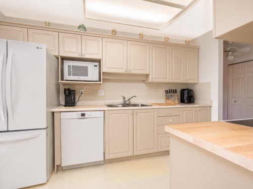 203-33669 2Nd Avenue, Mission, BC - Indoor Photo Showing Kitchen With Double Sink