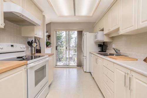 203-33669 2Nd Avenue, Mission, BC - Indoor Photo Showing Kitchen With Double Sink