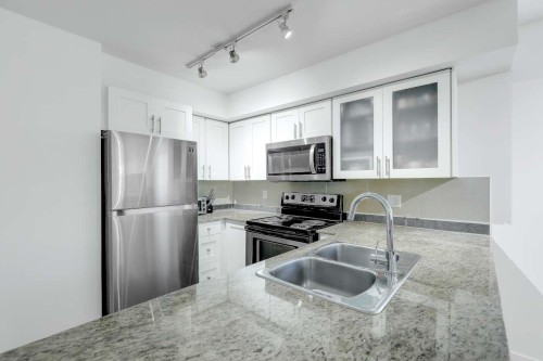 108-13958 108 Avenue, Surrey, BC - Indoor Photo Showing Kitchen With Double Sink