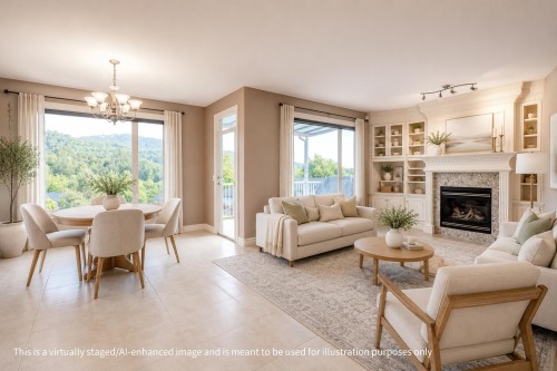 36456 Auguston Parkway E, Abbotsford, BC - Indoor Photo Showing Living Room With Fireplace