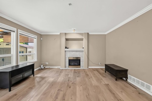 17839 68Th Avenue, Surrey, BC - Indoor Photo Showing Living Room With Fireplace