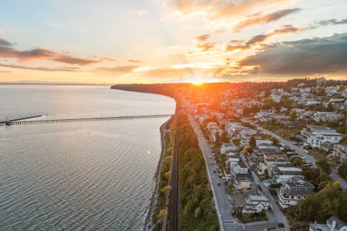 306-1526 George Street, White Rock, BC - Outdoor With Body Of Water With View
