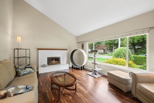 4130 206A Street, Langley, BC - Indoor Photo Showing Living Room With Fireplace