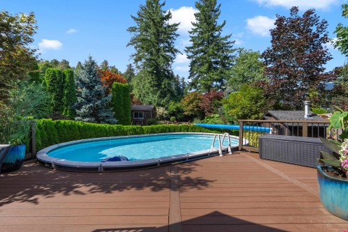 34921 Dewdney Trunk Road, Mission, BC - Outdoor With Above Ground Pool With Backyard