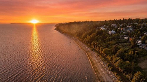 14380 Sunset Drive, White Rock, BC - Outdoor With Body Of Water With View