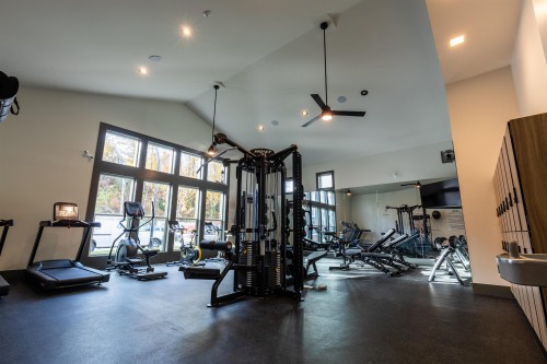 3-2886 Montrose Avenue, Abbotsford, BC - Indoor Photo Showing Gym Room