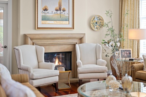 68-15715 34 Avenue, Surrey, BC - Indoor Photo Showing Living Room With Fireplace