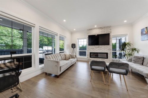 6709 216 Street, Langley, BC - Indoor Photo Showing Living Room With Fireplace