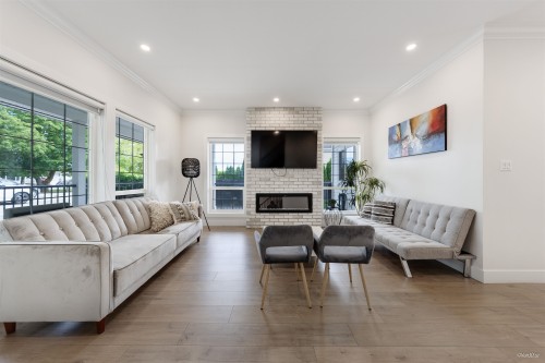 6709 216 Street, Langley, BC - Indoor Photo Showing Living Room With Fireplace