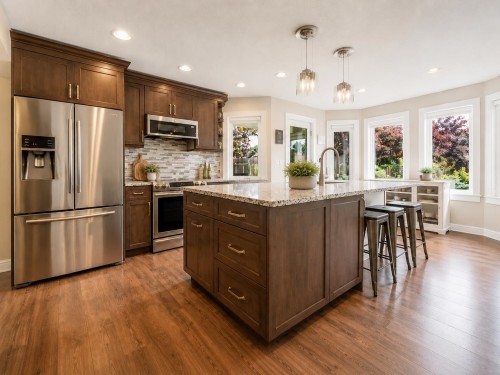 3017 Glendale Place, Abbotsford, BC - Indoor Photo Showing Kitchen With Upgraded Kitchen