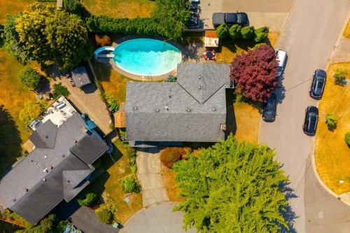 9146 118 Street, Delta, BC - Outdoor With Above Ground Pool With View