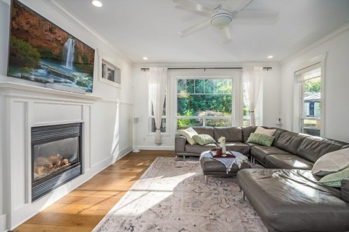 9194 Wright Street, Langley, BC - Indoor Photo Showing Living Room With Fireplace