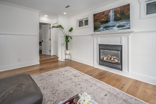 9194 Wright Street, Langley, BC - Indoor Photo Showing Living Room With Fireplace