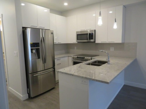 209-19940 Brydon Crescent, Langley, BC - Indoor Photo Showing Kitchen With Stainless Steel Kitchen With Double Sink With Upgraded Kitchen