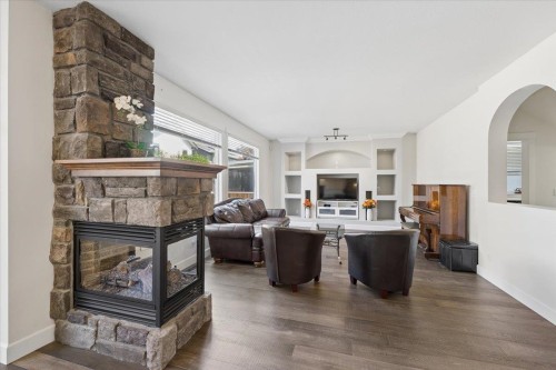 19661 73B Avenue, Langley, BC - Indoor Photo Showing Living Room With Fireplace