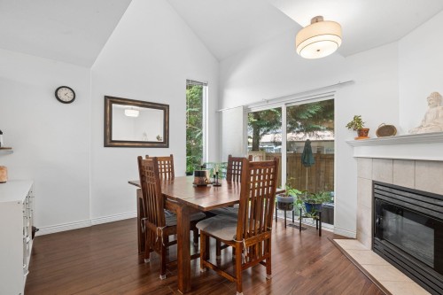 30-16155 82 Avenue, Surrey, BC - Indoor Photo Showing Dining Room With Fireplace