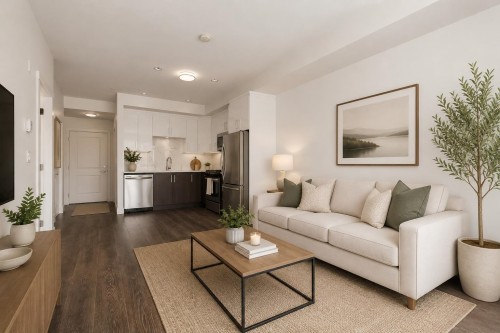 214-9983 Barnston Drive E, Surrey, BC - Indoor Photo Showing Living Room