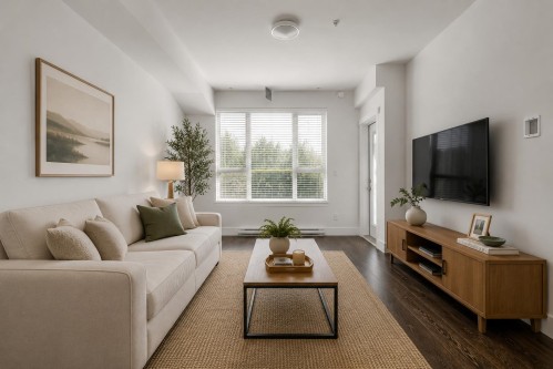 214-9983 Barnston Drive E, Surrey, BC - Indoor Photo Showing Living Room