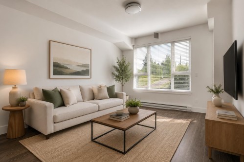 214-9983 Barnston Drive E, Surrey, BC - Indoor Photo Showing Living Room