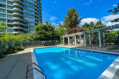 1608-13383 108 Avenue, Surrey, BC - Outdoor With In Ground Pool
