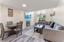 406-12155 75A Avenue, Surrey, BC  - Indoor Photo Showing Living Room With Fireplace 