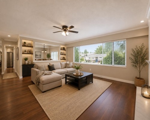 8531 116A Street, Delta, BC - Indoor Photo Showing Living Room