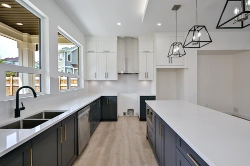 10113 Elderberry Crescent, Surrey, BC - Indoor Photo Showing Kitchen With Double Sink With Upgraded Kitchen