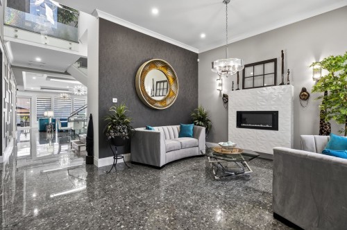 18610 57 Avenue, Surrey, BC - Indoor With Fireplace