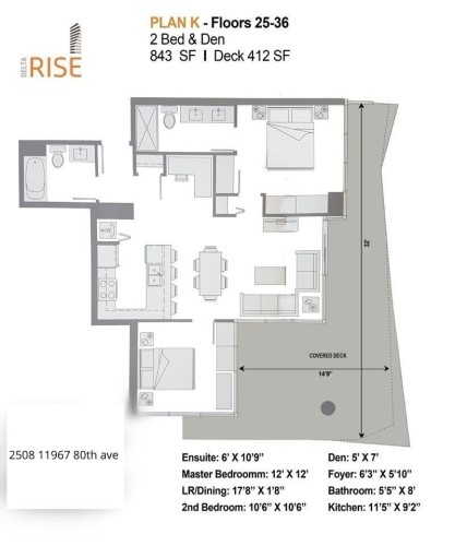 2508-11967 80 Avenue, Delta, BC 