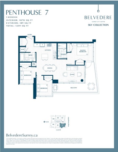 2807-9675 King George Boulevard, Surrey, BC 