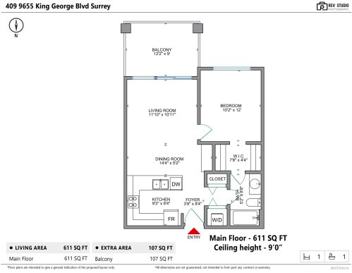 409-9655 King George Boulevard, Surrey, BC 