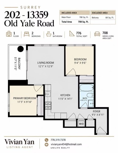 202-13359 Old Yale Road, Surrey, BC 