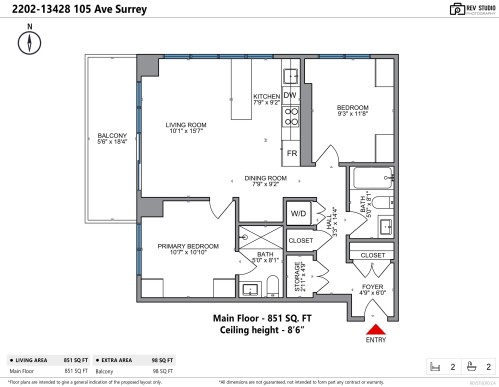 2202-13428 105 Avenue, Surrey, BC 