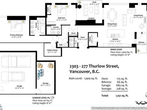2303 277 Thurlow Street, Vancouver, BC 