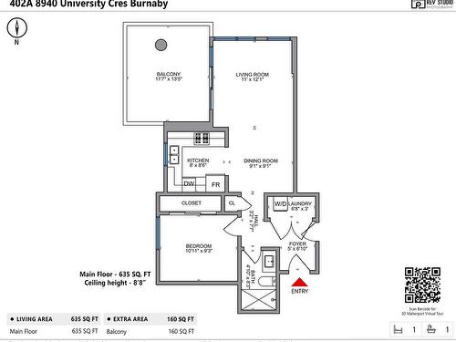 402 8940 University Crescent, Burnaby, BC 