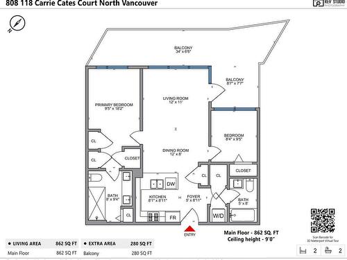 808 118 Carrie Cates Court, North Vancouver, BC 