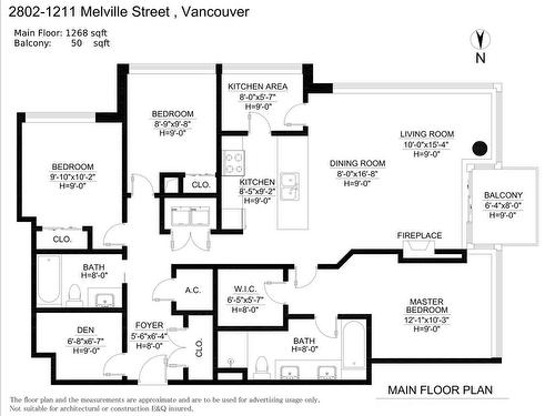 2802 1211 Melville Street, Vancouver, BC 