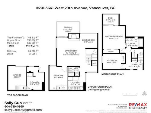 201 3641 W 29Th Avenue, Vancouver, BC 