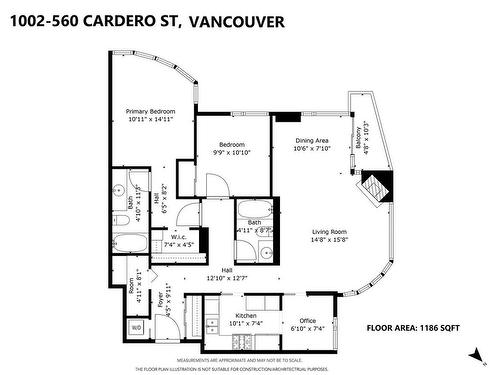 1002 560 Cardero Street, Vancouver, BC 