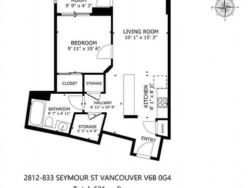 2812 833 Seymour Street, Vancouver, BC 