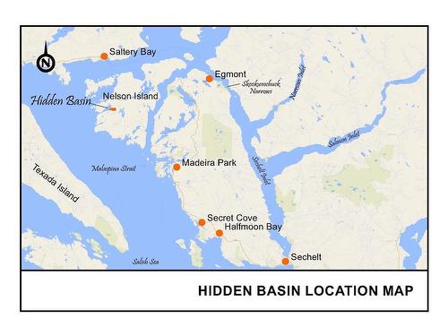 Lot 4 Hidden Basin, Nelson Island, BC 