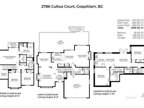2786 Cultus Court, Coquitlam, BC 