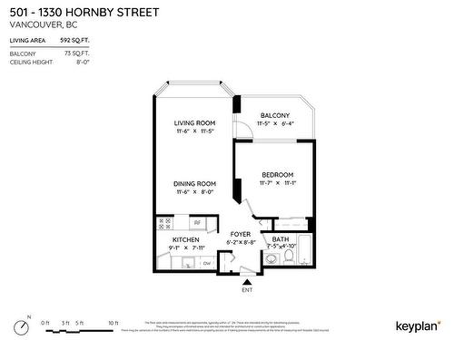 501 1330 Hornby Street, Vancouver, BC 