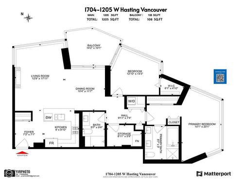 1704 1205 W Hastings Street, Vancouver, BC 