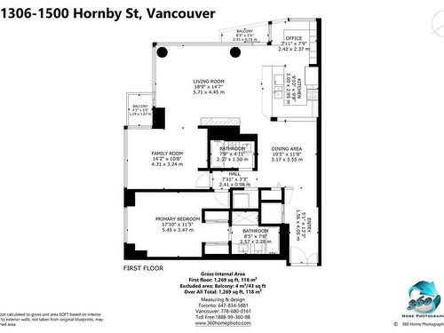 1306 1500 Hornby Street, Vancouver, BC 